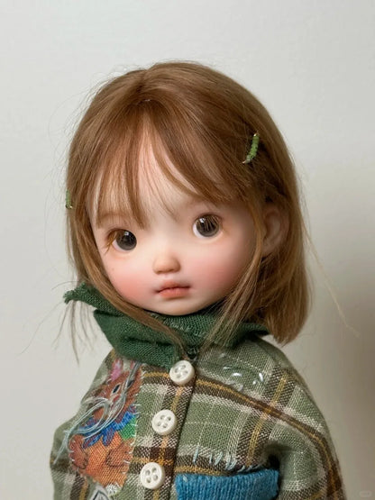 dolls in offers articulated dolls BJD doll 1/6 xiaokui  female doll special body blue bean resin toy