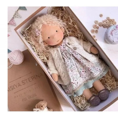 Soft Plush Toys Waldorf Handmade Cute Cotton Stuffed Plush Doll Packaging Dolls Fabricchanging Box Best Children Birthday Gifts