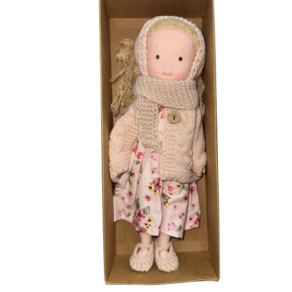 Mini Christmas Thumb Dolls Cute Handmade Dolls Unique Gift Sleeping Cuddle Buddy Doll Toy for Kids Children Lovely Birthday Gift