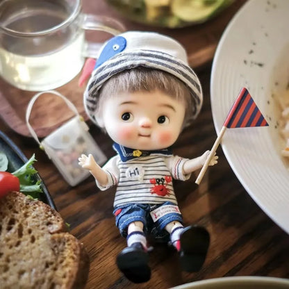 DOLL 1/12ob Qbaby Ob11 Diandi Dianbro puppy girl Huhu blythe ACGN anime resin bodymold DIY toy Spot makeup free shipping