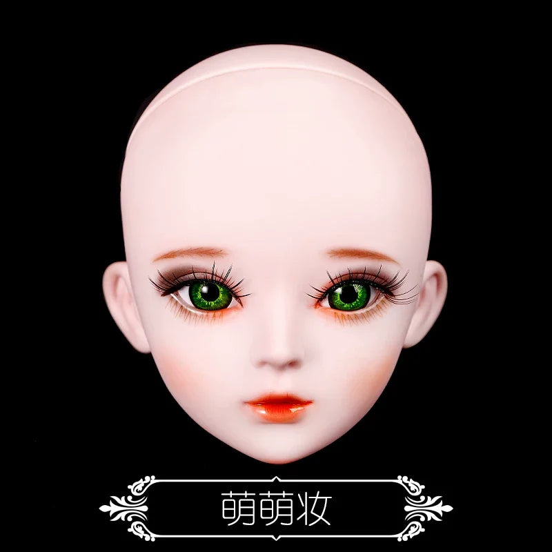 1/3 Scale 60cm BJD Doll Pink Sweet Daily Casua DIY Parts 36 Movable Joints Custom Hand-Painted Makeup Handmade Collectible Dolls