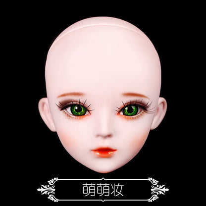 1/3 Scale 60cm BJD Doll Pink Sweet Daily Casua DIY Parts 36 Movable Joints Custom Hand-Painted Makeup Handmade Collectible Dolls