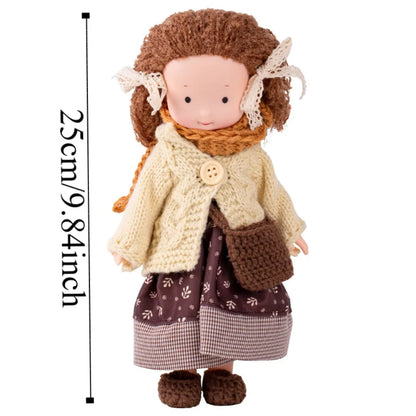 Artist Native Waldorf Doll Soft Stuffed Cartoon Plush Stuffed Doll Cute Kawaii Handmade Doll Toy Preschool Education