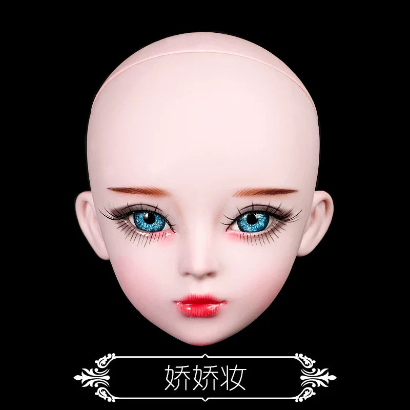 1/3 Scale 60cm BJD Doll Pink Sweet Daily Casua DIY Parts 36 Movable Joints Custom Hand-Painted Makeup Handmade Collectible Dolls