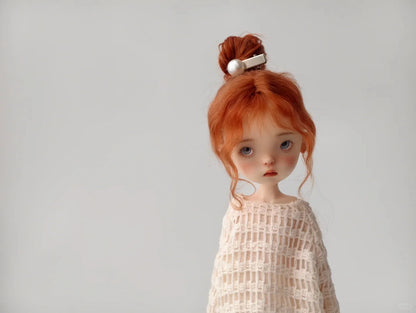 New BJD doll 1/6 full set, doudou Ears Girl Series doll made of resin material, DIY makeup doll model toy, available now, makeup