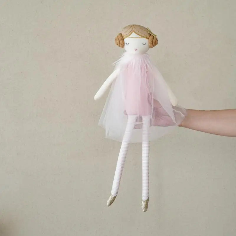 Angel Plush Toy Handmade Ballerina Doll with soft Tutu Girl Stuffed Doll  Elegant Plush Doll for Little Girls