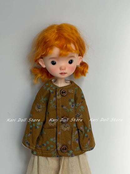 2026 Kari Doll Clothes for Landazz Landoudou ob24 ob22 Doll Chinese retro jacket