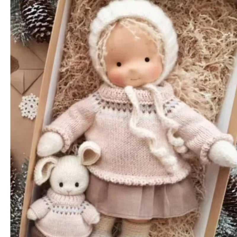 Genuine Waldorf Handmade Cute Cotton Stuffed Doll Packaging Dolls Fabricchanging Box Best Children Birthday Kids Gift Tide Toys