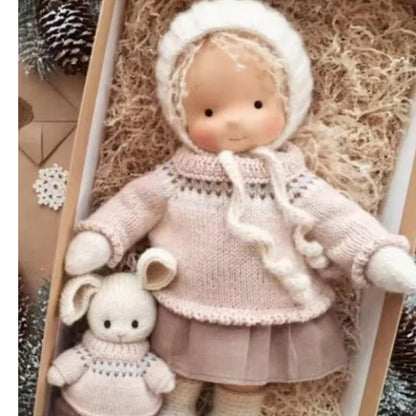 Genuine Waldorf Handmade Cute Cotton Stuffed Doll Packaging Dolls Fabricchanging Box Best Children Birthday Kids Gift Tide Toys
