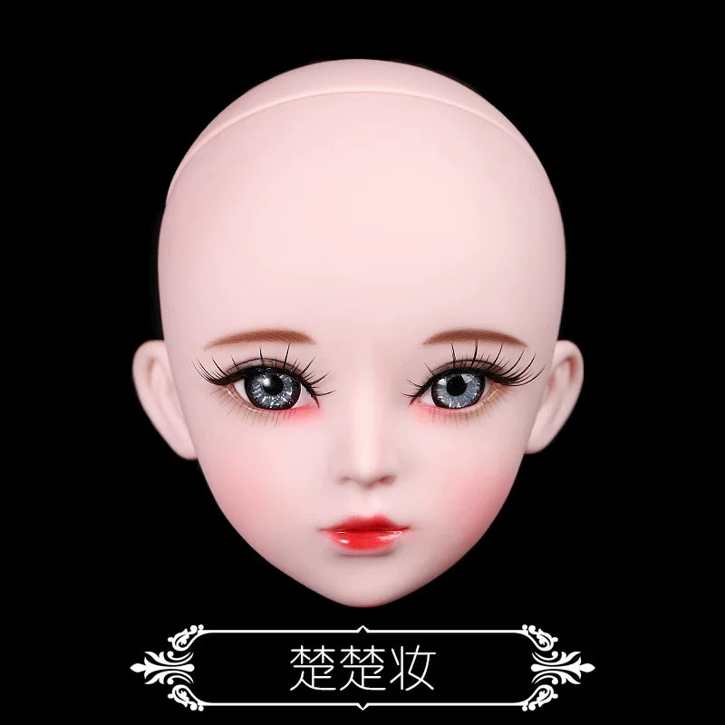 1/3 Scale 60cm BJD Doll Pink Sweet Daily Casua DIY Parts 36 Movable Joints Custom Hand-Painted Makeup Handmade Collectible Dolls