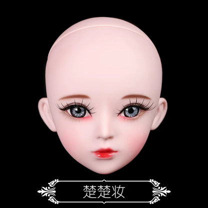 1/3 Scale 60cm BJD Doll Pink Sweet Daily Casua DIY Parts 36 Movable Joints Custom Hand-Painted Makeup Handmade Collectible Dolls