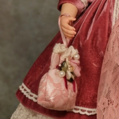 18 inch Cloveray Kawaii Porcelain Doll Cute Ceramic Retro Palace Dolls Room Decor Toys Handmade Original Artwork Gift