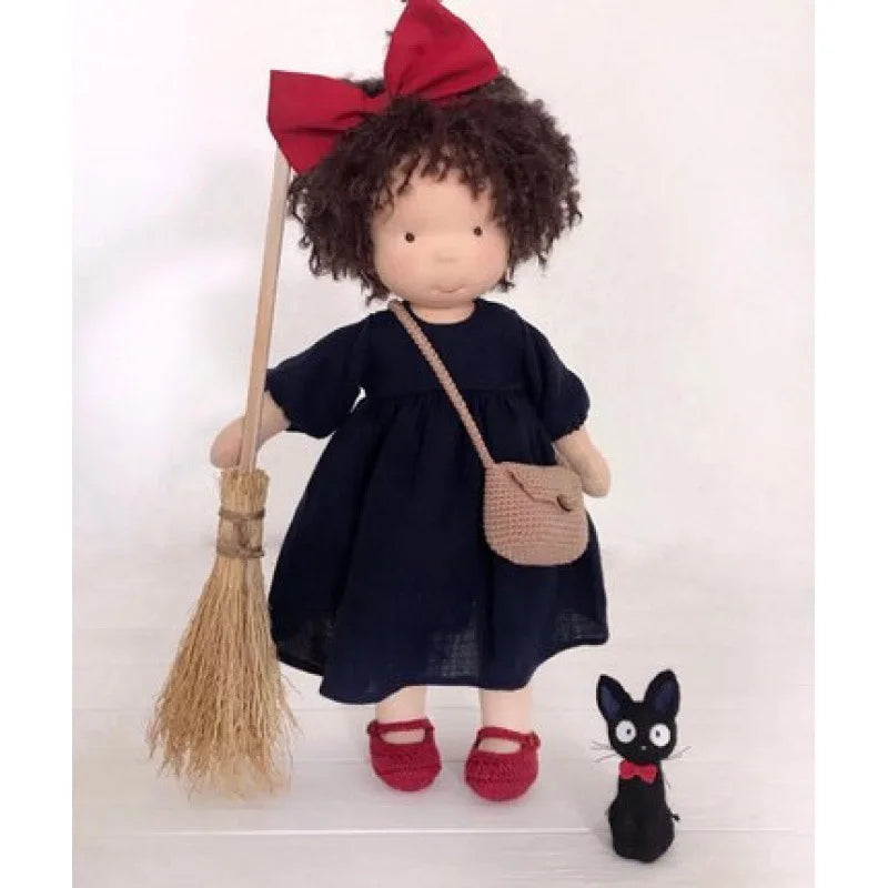 A Cotton-Filled Waldorf Doll Artistically Handcrafted Into A Mini Dress-Up Doll Diy Gift Box Packaging Toy For A Birthday Gift
