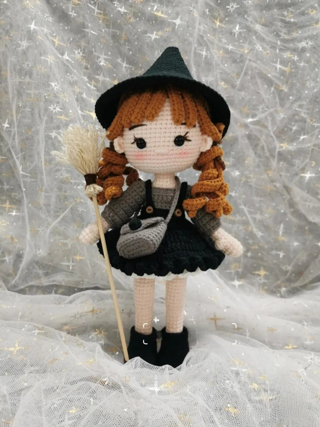 Adorable Unicorn Girl DIY Crochet Kit Katie Doll Material Bundle Magic Yarn Ball Cute Decoration Handcrafted Cotton Wool