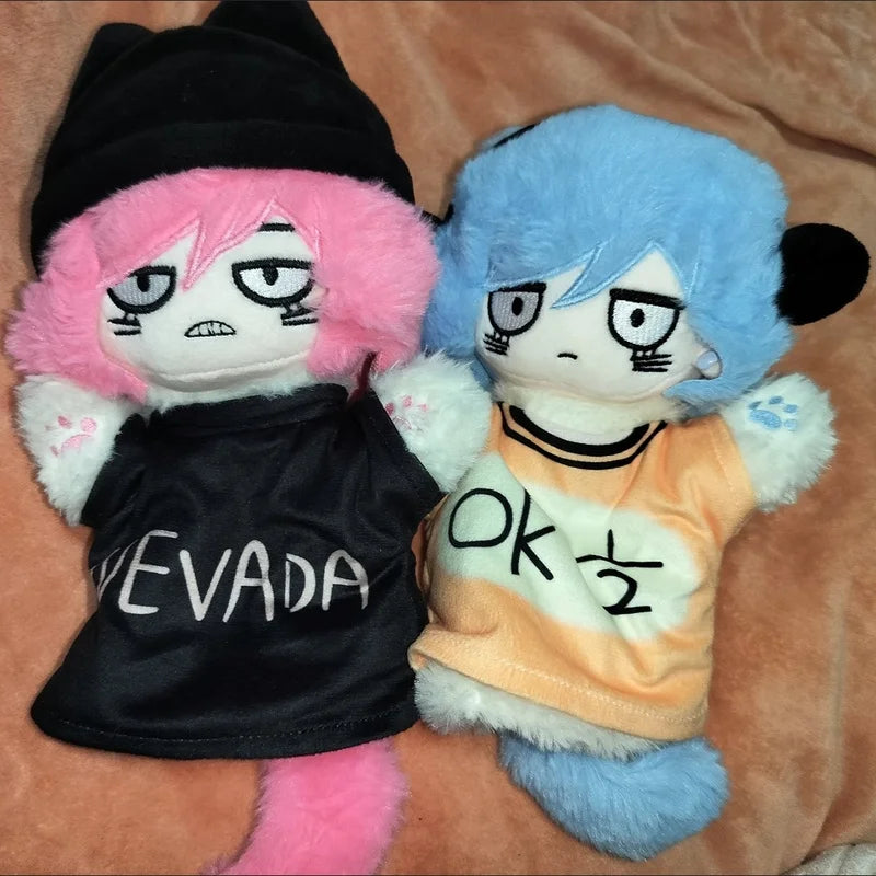 Ranfren Randall'S Friend Nyen Nyon Fan-Made Genuine Plush Hand Puppet Doll Cute Anime Girl Gift Holiday Surprise Collectible