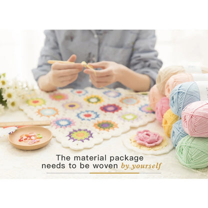 Susan's Family  Crochet Dolls MORA MOMO DIY Material Package Crochet Wool Doll Knitting Kit Handmade Gift