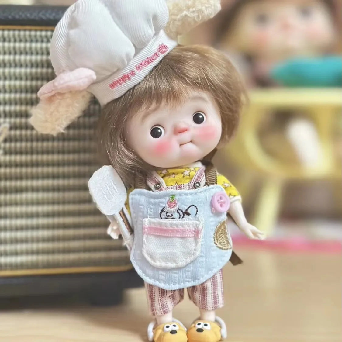 DOLL 1/12ob Qbaby Ob11 Diandi Dianbro puppy girl Huhu blythe ACGN anime resin bodymold DIY toy Spot makeup free shipping