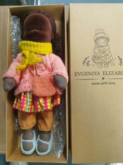 Soft Plush Toys Waldorf Handmade Stuffed Plush Doll Cute Cotton Fabricchanging Box Packaging Dolls Best Children Birthday Gifts