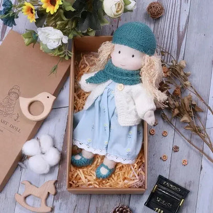 30cm New Waldorf Handmade Cotton Stuffed Plush Doll Cute Anime Collection Model Room Decoration Festival Gift Children Toys