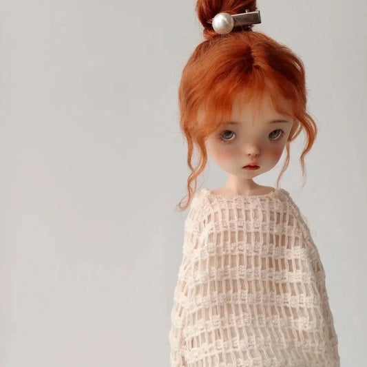 New BJD doll 1/6 full set, doudou Ears Girl Series doll made of resin material, DIY makeup doll model toy, available now, makeup