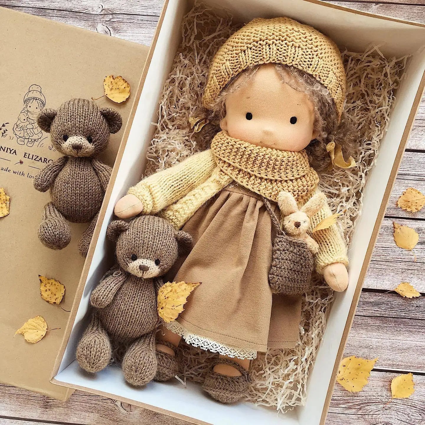 Best Children Birthday Gifts Multiple styles Clothes doll clothes Handmade Waldorf Doll Mini Cute Plush DollClothes Accessories