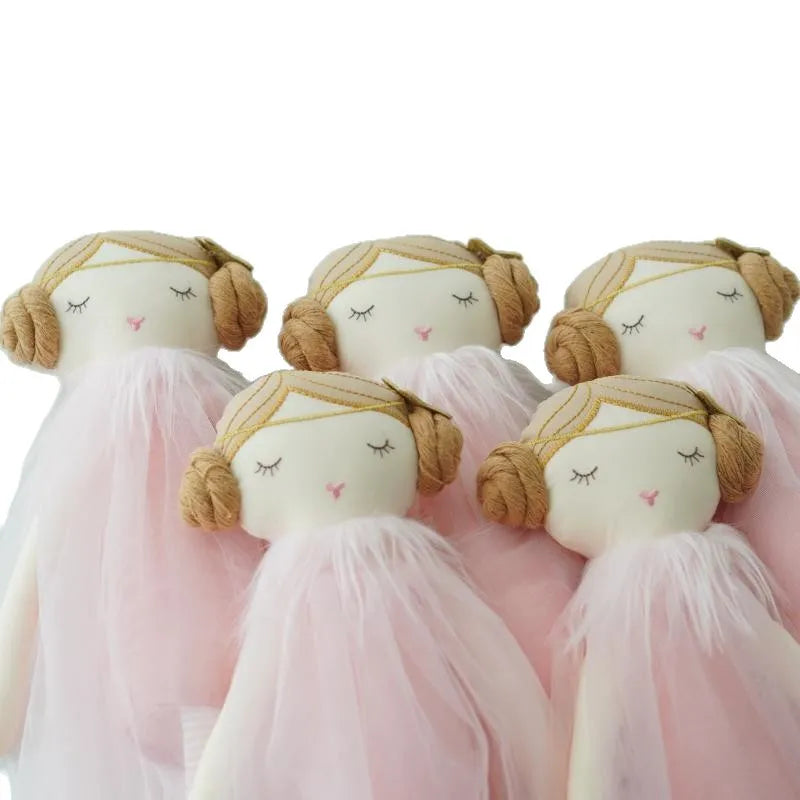 Angel Plush Toy Handmade Ballerina Doll with soft Tutu Girl Stuffed Doll  Elegant Plush Doll for Little Girls