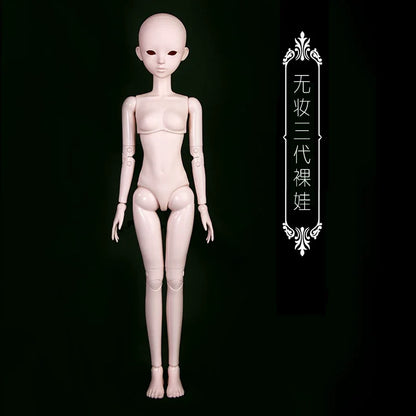 1/3 Scale 60cm BJD Doll Pink Sweet Daily Casua DIY Parts 36 Movable Joints Custom Hand-Painted Makeup Handmade Collectible Dolls