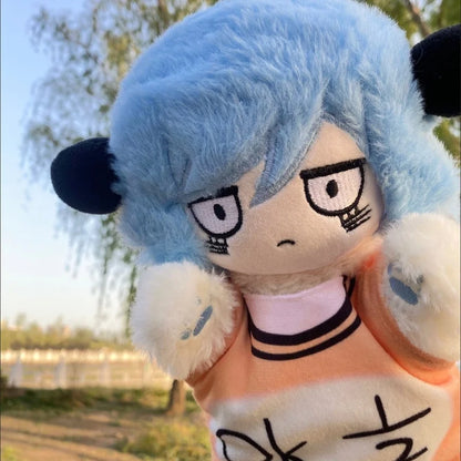 Ranfren Randall'S Friend Nyen Nyon Fan-Made Genuine Plush Hand Puppet Doll Cute Anime Girl Gift Holiday Surprise Collectible
