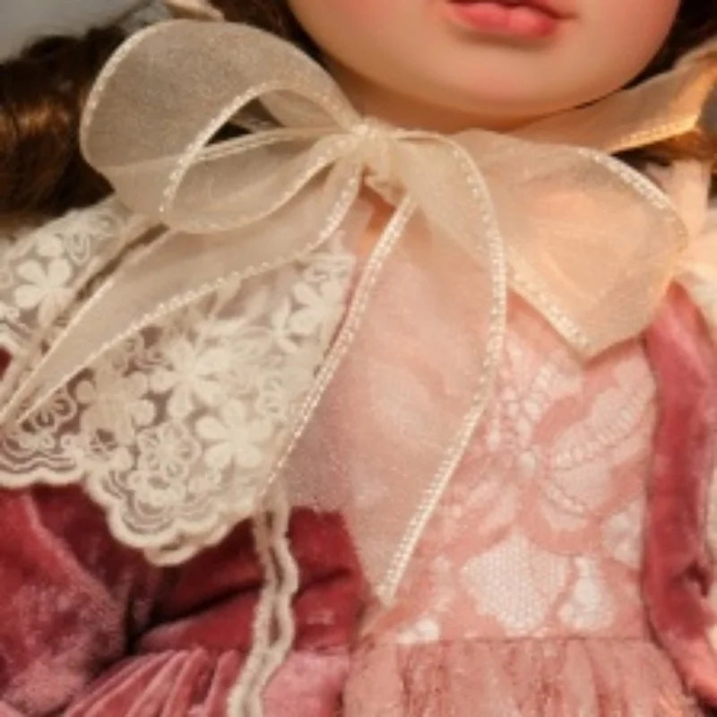 18 inch Cloveray Kawaii Porcelain Doll Cute Ceramic Retro Palace Dolls Room Decor Toys Handmade Original Artwork Gift