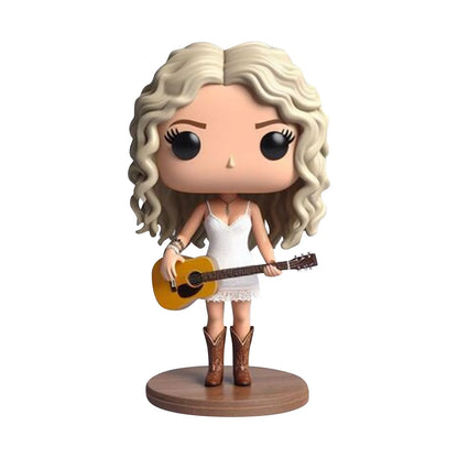 Cute Doll Cartoon Singer Statue Handmade Decoration Creative Resin Decoration Bedroom Home Decoration Craft Fan Gifts 1989