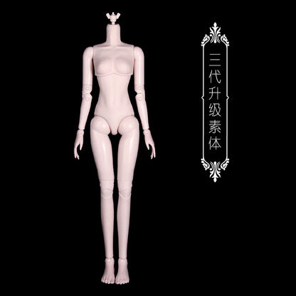 1/3 Scale 60cm BJD Doll Pink Sweet Daily Casua DIY Parts 36 Movable Joints Custom Hand-Painted Makeup Handmade Collectible Dolls