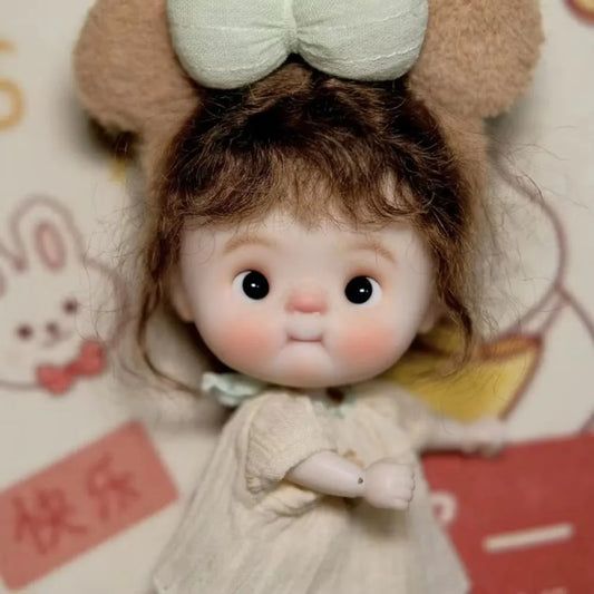 DOLL 1/12ob Qbaby Ob11 Diandi Dianbro puppy girl Huhu blythe ACGN anime resin bodymold DIY toy Spot makeup free shipping