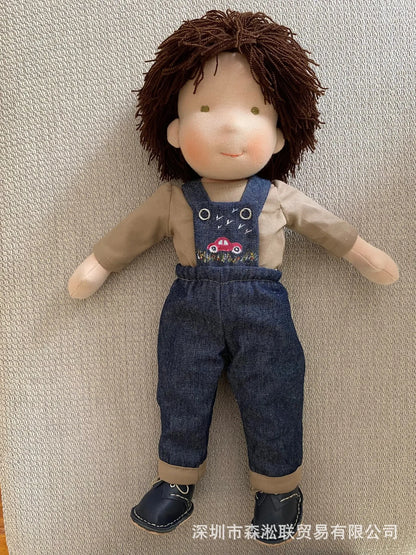 New Waldorf Dolls And Clothes Handmade Exquisite Birthday Gif Boys Knitted Sweaters Interchangeable Clothes Toys Cute Mini Gifts
