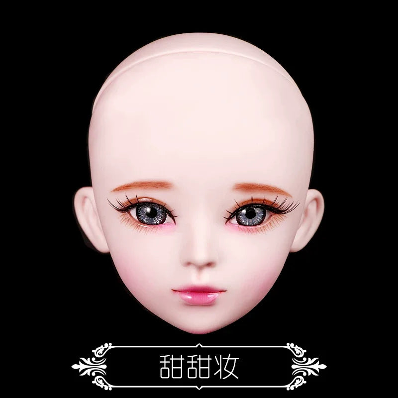 1/3 Scale 60cm BJD Doll Pink Sweet Daily Casua DIY Parts 36 Movable Joints Custom Hand-Painted Makeup Handmade Collectible Dolls
