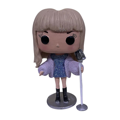 Cute Doll Cartoon Singer Statue Handmade Decoration Creative Resin Decoration Bedroom Home Decoration Craft Fan Gifts 1989