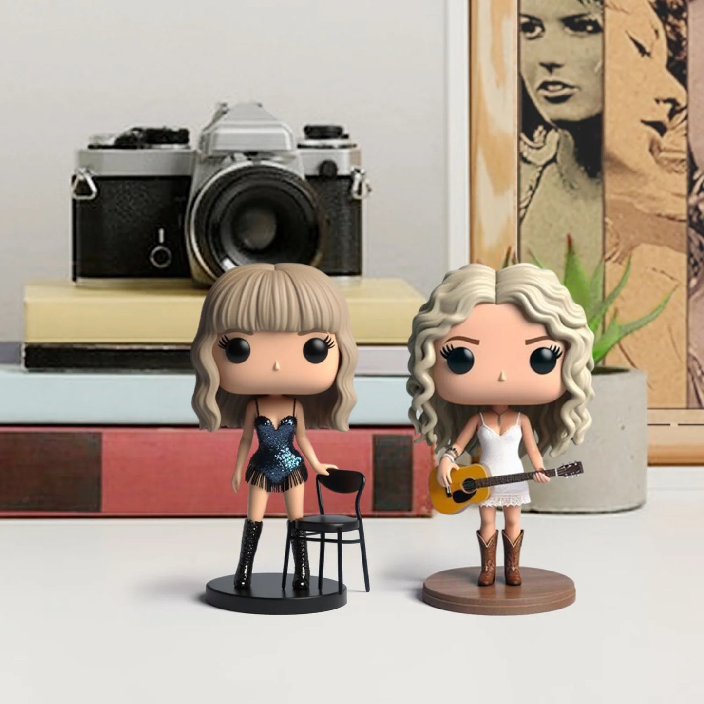 Cute Doll Cartoon Singer Statue Handmade Decoration Creative Resin Decoration Bedroom Home Decoration Craft Fan Gifts 1989
