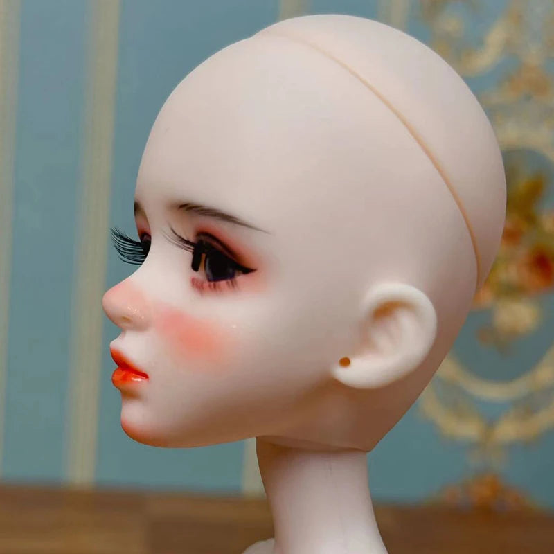 Sweet Doll DIY 1/6 BJD Doll Head Handmade Makeup 30cm Doll Girls Dolls Toy Birthday Gift