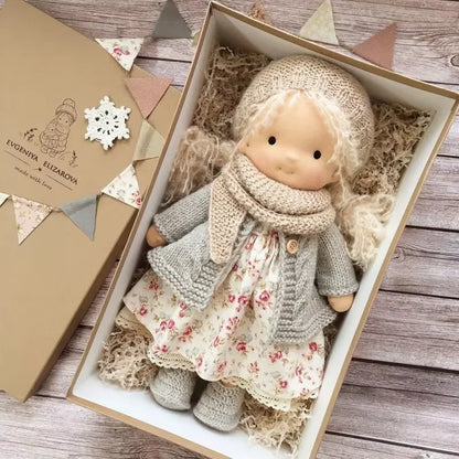Genuine Waldorf Handmade Cute Cotton Stuffed Doll Packaging Dolls Fabricchanging Box Best Children Birthday Kids Gift Tide Toys