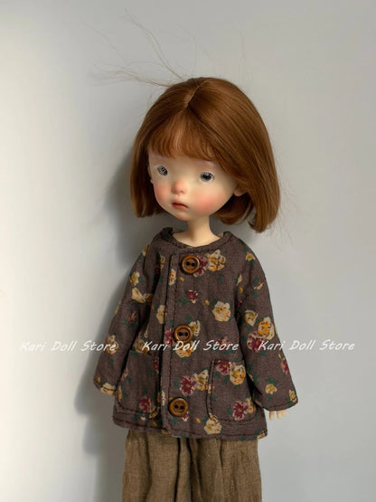 2026 Kari Doll Clothes for Landazz Landoudou ob24 ob22 Doll Chinese retro jacket