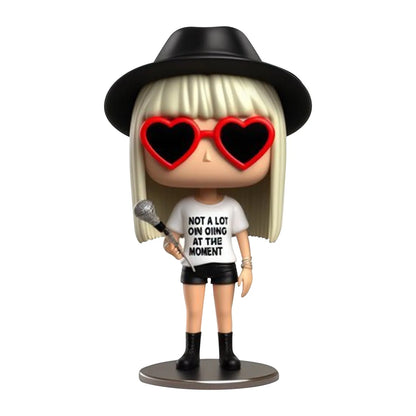 Cute Doll Cartoon Singer Statue Handmade Decoration Creative Resin Decoration Bedroom Home Decoration Craft Fan Gifts 1989