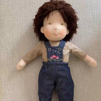 New Waldorf Dolls And Clothes Handmade Exquisite Birthday Gif Boys Knitted Sweaters Interchangeable Clothes Toys Cute Mini Gifts