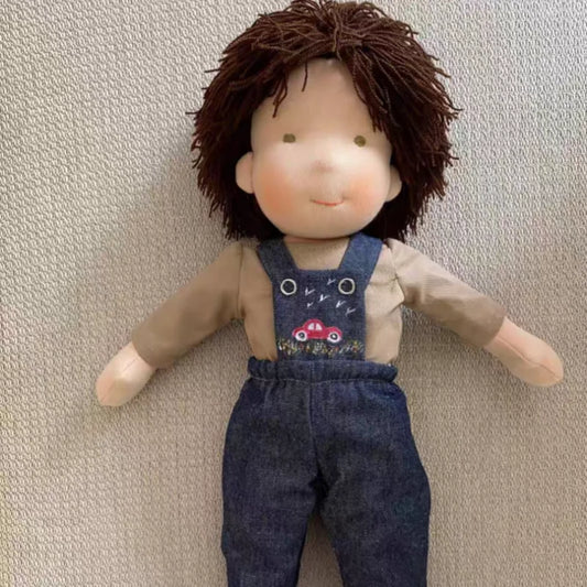 New Waldorf Dolls And Clothes Handmade Exquisite Birthday Gif Boys Knitted Sweaters Interchangeable Clothes Toys Cute Mini Gifts