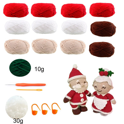 TPRPYN Gril Crochet Kit DIY Doll Crocheting kits amigurumi Knitting kits Craft Toy handmake kits With Yarn Accessories Pattern