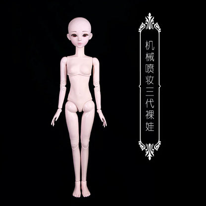 1/3 Scale 60cm BJD Doll Pink Sweet Daily Casua DIY Parts 36 Movable Joints Custom Hand-Painted Makeup Handmade Collectible Dolls