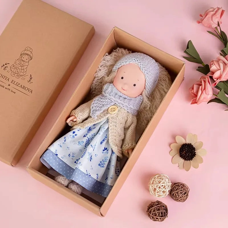 Best Children Birthday Gifts Multiple styles Clothes doll clothes Handmade Waldorf Doll Mini Cute Plush DollClothes Accessories