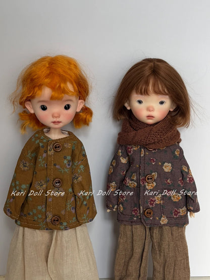 2026 Kari Doll Clothes for Landazz Landoudou ob24 ob22 Doll Chinese retro jacket