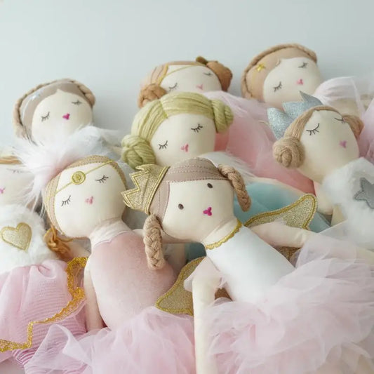 Angel Plush Toy Handmade Ballerina Doll with soft Tutu Girl Stuffed Doll  Elegant Plush Doll for Little Girls