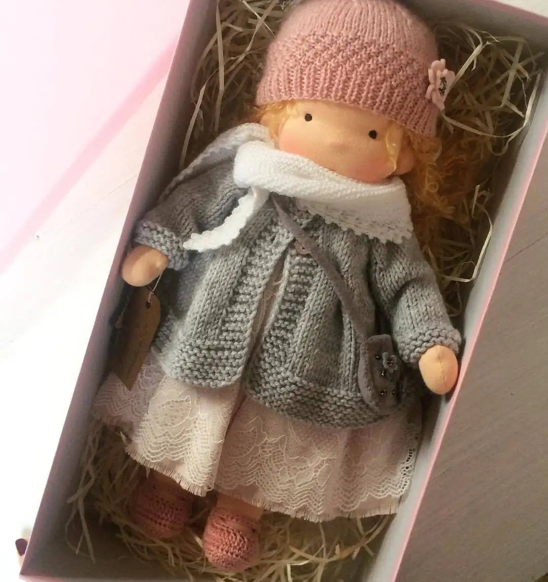 Best Children Birthday Gifts Multiple styles Clothes doll clothes Handmade Waldorf Doll Mini Cute Plush DollClothes Accessories