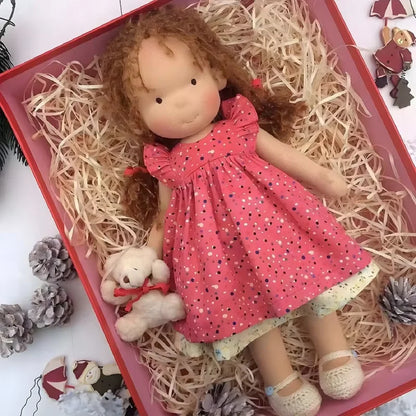 Genuine Waldorf Handmade Cute Cotton Stuffed Doll Packaging Dolls Fabricchanging Box Best Children Birthday Kids Gift Tide Toys