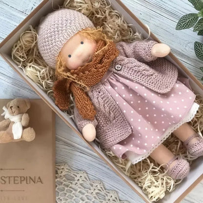 Genuine Waldorf Handmade Cute Cotton Stuffed Doll Packaging Dolls Fabricchanging Box Best Children Birthday Kids Gift Tide Toys